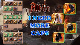 Crafting 61 cloth caps for Spec  Albion Online [upl. by Halak581]