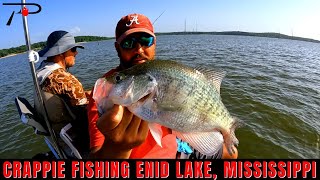 Enid Lake Crappie Fishing [upl. by Atorod]