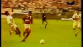 Dener  Golaço contra o Santos  Narração Silvio Luiz  1993 [upl. by Dugald305]