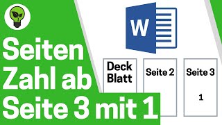 Word Seitenzahlen ab Seite 3 mit 1 Beginnen ✅ TOP ANLEITUNG Wie Seitennummerierung erst ab Seite 4 [upl. by Adiazteb593]