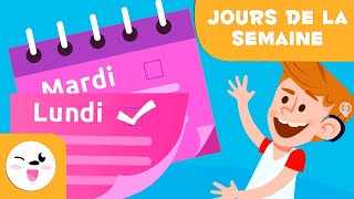 Les jours de la semaine pour les enfants  Quels sont les jours de la semaine   Lundi mardi [upl. by Kleper]