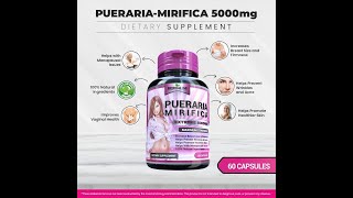 Pueraria Mirifica Max Strength–Breast Growth Bust Enlargement Firm Body Breast Enhancement Pills [upl. by Anaiq]