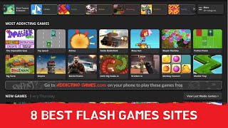 8 Best Flash Game Sites [upl. by Einnaf888]