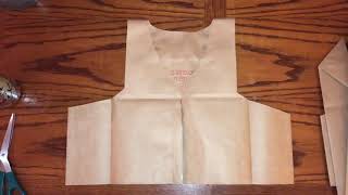 Simple Paper Bag Vest [upl. by Hannon]