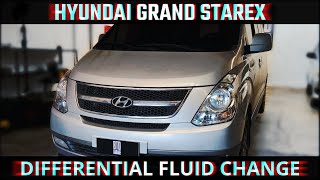 DIY Differential Fluid Change  Hyundai  Grand Starex  Iload  Imax  H1  D4CB [upl. by Ennalyrehc]