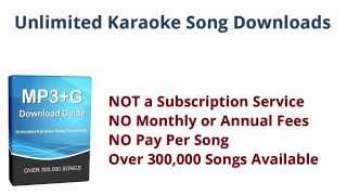 Download Karaoke Songs  Unlimited MP3G File Downloads [upl. by Srini]