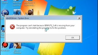 nba2k14exe  System Error  XINPUT3dll is missing from your computer VERY EASY FIX 2021 [upl. by Mccready]