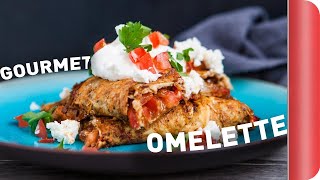 Gourmet Goats Cheese Omelette Recipe  Sorted Food [upl. by Feeney]