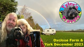 We went to Oxclose Farm and York late Dec 2023 in our lovely Consort Reef campervan [upl. by Nadiya842]