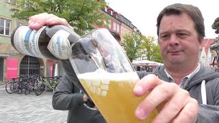 Bayreuther Hell Lager By Bayreuther Bierbrauerei  German Craft Beer Review [upl. by Ynotna]