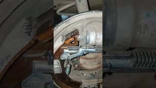 Hyundai grand i10 and xecent brakes settings and shoe change Rear brake system automobile car [upl. by Ecirtaemed]