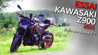 Essai de la Kawasaki Z900 full de 2021 [upl. by Ahsasal568]