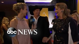 CMAs 2016  Garth Brooks Trisha Yearwood on Performing Together [upl. by Juana]