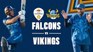 ⚪ LIVE  Derbyshire Falcons vs Yorkshire Vikings from Chesterfield [upl. by Fair]