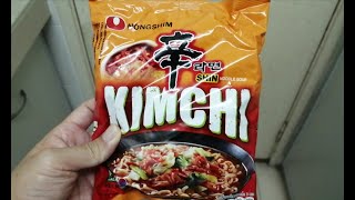 Instant Noodles  Nongshim Kimchi Ramen [upl. by Carmel]