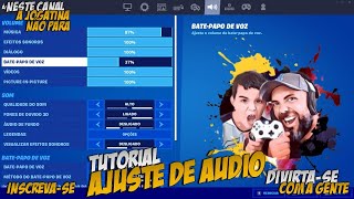 TUTORIAL AJUSTE DE AUDIO FORTNITE [upl. by Shull]