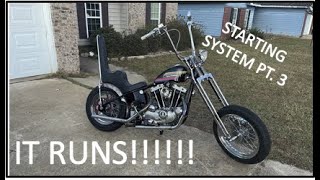 Starting System Pt 3  1974 Ironhead Chopper [upl. by Humberto]