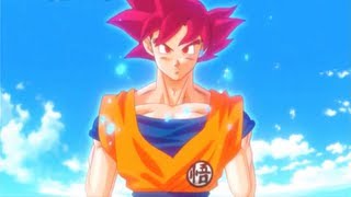 Dragonball Z SonGoku Verwandlung zum SSJ Gott HD 720P [upl. by Eibocaj]