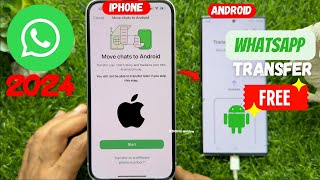 Transfer WhatsApp Chats from iPhone to Android  Move Chats to Android [upl. by Irik]