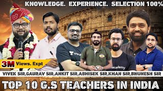 Top 10 GS Teacher On YoutubeTop GS Teacher In IndiaBest GS TeacherPankaj Kumar [upl. by Liuqnoj]