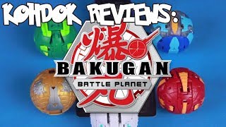 Kohdok Reviews Bakugan Battle Planet Part 1 the toys [upl. by Koal112]