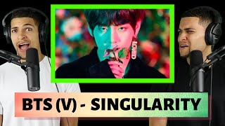 BTS V  quotSingularityquot  Twins First Reaction [upl. by Adnala]