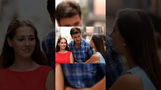 Distracted boyfriend meme turned into video  memes aivideo aivideogenerator [upl. by Eisset]