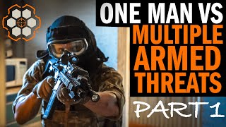 CQB House Run Part 1 One Man vs Multiple Armed Threats [upl. by Ahto]