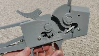 Remington Rolling Block Rifle Model Fires and Ejects  3D Printed [upl. by Eirffej]