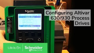 Configuring Altivar 630930 Process Drives for Local HMI Keypad Control  Schneider Electric Support [upl. by Nobel]