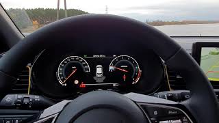 Driving brand new Kia Xceed X ceed 0100 acceleration instrument panel [upl. by Uund]