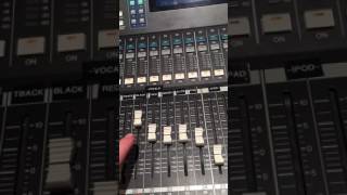 How to select and change Mixes  Yamaha LS9 [upl. by Orelee]