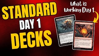 Day 1 Foundations MTG Standard Decks getting MYTHIC Rank [upl. by Assital923]