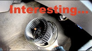 2007 328xi BMW E90 HVAC Blower Motor Removal [upl. by Spearman]