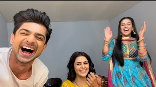 Udaariyaan Bts Fateh Tejo Jasmine Amrik  Abhisha vlogs  Udaariyaan [upl. by Illek]