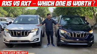 Mahindra XUV700 AX5 vs AX7  Detailed Comparison [upl. by Emerson918]