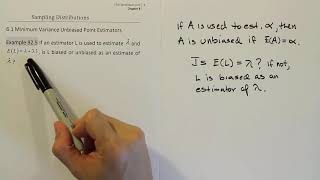 How to tell if an estimator is biased or unbiased example 925 [upl. by Orlanta491]