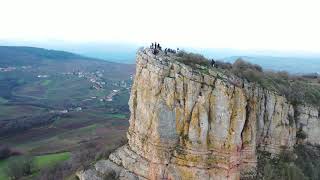 La roche de solutré  SolutréPouilly  Mavic 2 Pro [upl. by Noira738]