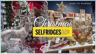 SELFRIDGES  CHRISTMAS Decorations in London  4K [upl. by Lasko]