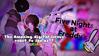 🐰The Amazing Digital Circus React to Jax past as🇧🇷🇺🇸🇪🇸Evan AftonFnaf X TadcGachapart 11🐰 [upl. by Kahl]