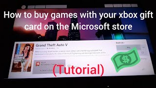 How to purchase games on the Microsoft store with your xbox gift card amp Profile Address Tutorial [upl. by Procora]