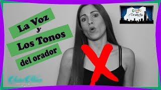 La VOZ y los TONOS del Orador [upl. by Mia]