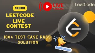 LEETCODE WEEKLY CONTEST 395  ALL SOLUTION IN C  PYTHON  JAVA  C [upl. by Ninahs]