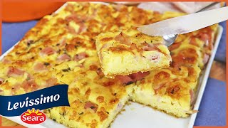 A MELHOR TORTA SALGADA DE LEVÍSSIMO E QUEIJO I Receitas de Pai [upl. by Prunella]