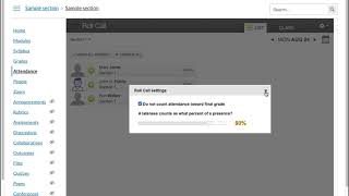Using Roll Call Attendance in Canvas [upl. by Imak]