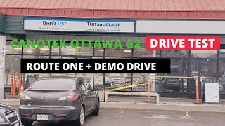 Ottawa Canotek G2 Driving Test Tips Complete Route 1 Guide Demo For FirstTime Pass  City Explorer [upl. by Moguel]