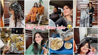 Eid 3 day makeup look dresses amp dawat vlog  Natasha waqas with inlaws [upl. by Cannice]