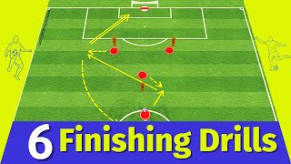 ✅Soccer Finishing Drills  6 Best Finishing Soccer Drills2021 [upl. by Gnahk]