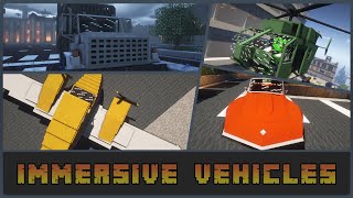 Minecraft  Immersive Vehicles Mod Showcase 1122 [upl. by Niran383]