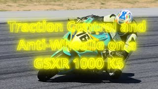 Suzuki GSXR1000 K5 Traction Controlelectronics review Gripone Iside 2 [upl. by Ocnarf]